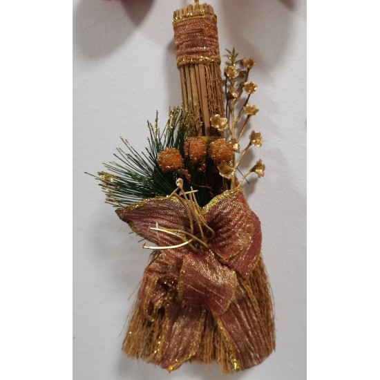 Christmas tree decoration with goose broom flower 20 cm