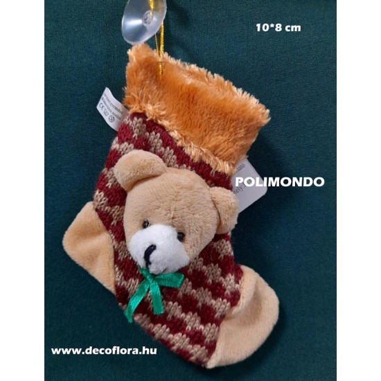 Mini plush boots with Mini bear head
