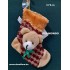Mini plush boots with Mini bear head