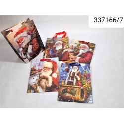 Ajándéktasak Mikulás M és L méret