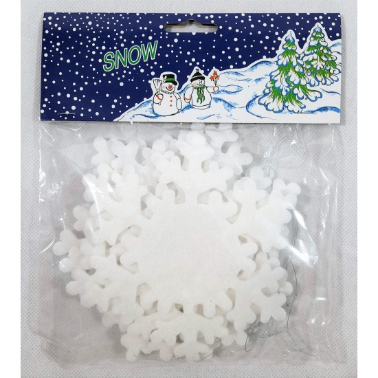 Snowflake decoration set 6pcs