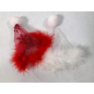 Mikulás sapka organza mini Mikulás sapka organza mini