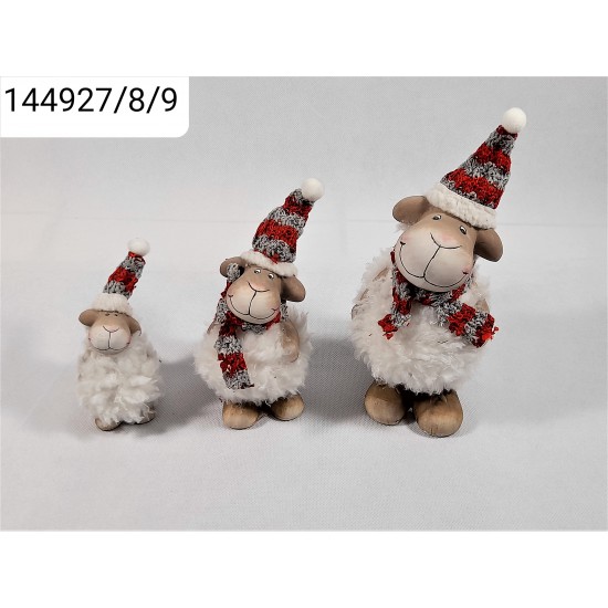 Xmas sheep in 3 size