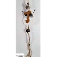 Fa függődísz Hóember 80cm