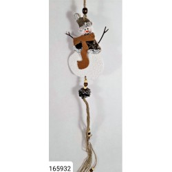 Fa függődísz Hóember 80cm