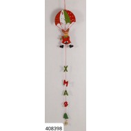 Karácsonyi függődísz fa ejtőernyős figura 55 cm Karácsonyi függődísz fa ejtőernyős figura 55 cm