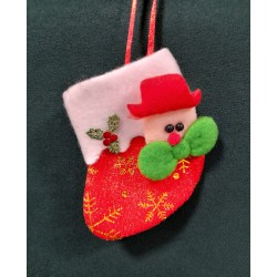 Mini Santa boots made of felt