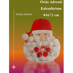 Adventi naptár MIKULÁS - textilből 84*72 cm