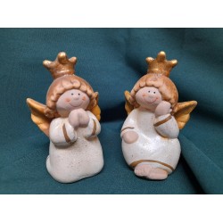 Kerámia Angyalkirálylány 13cm