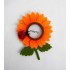 Felt sunflower picture frame with magnet