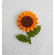 pâslă de floarea soarelui cu magnet