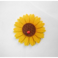 pâslă de floarea soarelui cu magnet