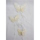 Tavaszi függő dekoráció Pillangó szalagokkal