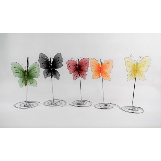 Picture holder Butterfly with tweezers 15cm
