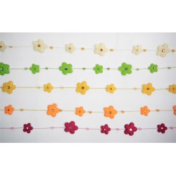Tavaszi virág girland több színben