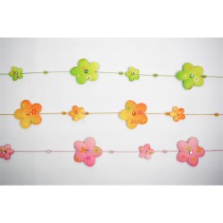 Tavaszi virág girland három színben