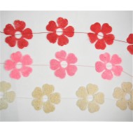 Szizál virágirland 120 cm 8 db