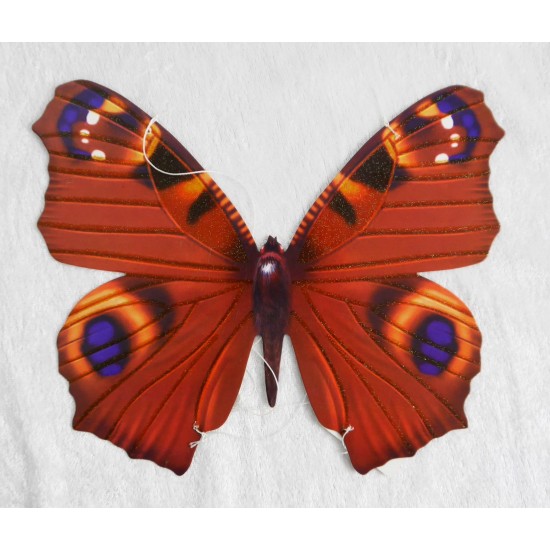 Colored hanging butterfly 20cm