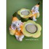 Bunny candlestick gift with candle10 * 12 cm