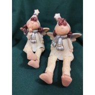 Lógólábú Angyal Erzsi cérna hajjal 18 cm 2 sort Lógólábú Angyal Erzsi cérna hajjal 18 cm 2 sort