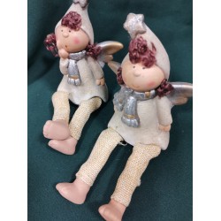 Lógólábú Angyal Erzsi cérna hajjal 18 cm 2 sort