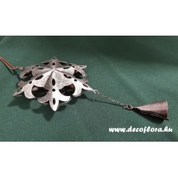 Acél függődísz-karácsonyfadísz 25 cm