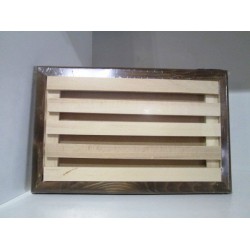 Kenyérszeletelő tálca natúr és pácolt fa