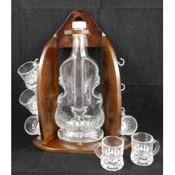 Shooter set with 0,5 l violin bottle