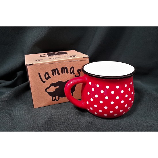 Dotted mug in box 2dl
