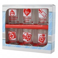 Pálinkáspohár szett*6 Elsősegély