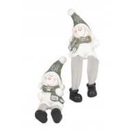 Ceramic figures with hanging legs 9 cm Ceramic figures with hanging legs 9 cm
