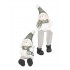 Ceramic figures with hanging legs 9 cm 