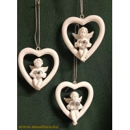 Angel in heart with diamond heart 6 cm Angel in heart with diamond heart 6 cm