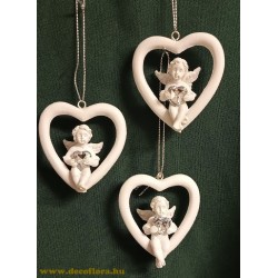 Angyal szívben+gyémántszív 6 cm Angyal szívben+gyémántszív 6 cm