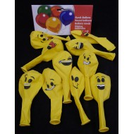 Lufi - Smiley - 30 cm 10db/szett Lufi - Smiley - 30 cm 10db/szett
