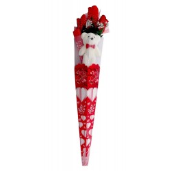 Valentine's day rose with teddy bear 72443 Valentine's day rose with teddy bear 72443