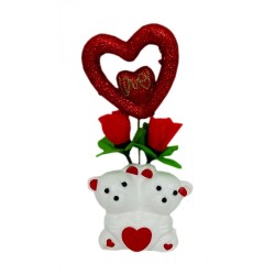 Maci és szív díszdobozban 