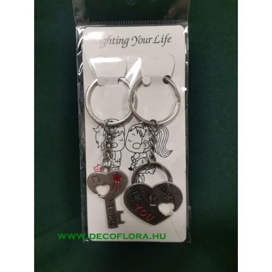 Keychain pair Key to your heart