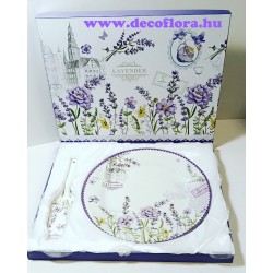 Cake server Lavender field + spoon 27 cm Cake server Lavender field + spoon 27 cm