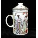 Ceramic tea mug with filter