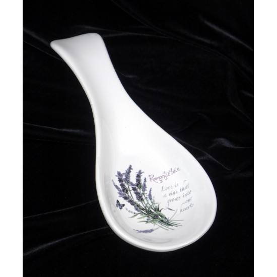 Ceramic wooden spoon holder Romantic Love