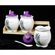 Ceramic spice holder set Romantic Love