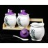 Ceramic spice holder set Romantic Love