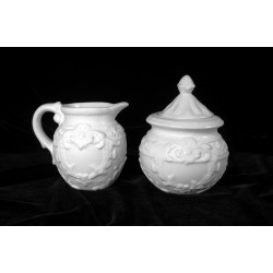 Bourbon sugar and milk container