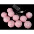 Fényfüzér Habcsók gömb 5cm két színben