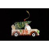  Decor de Craciun din lemn -  Joy 18*12 cm