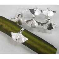 Szalvétagyűrű 6db - Ginkó