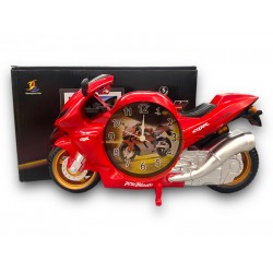 Ceas desteptator in forma de motocursa