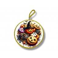 Kerámia edényalátét - Happy Halloween Boszikalapos Kerámia edényalátét - Happy Halloween Boszikalapos