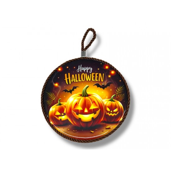 Kerámia edényalátét - Happy Halloween 3 tök